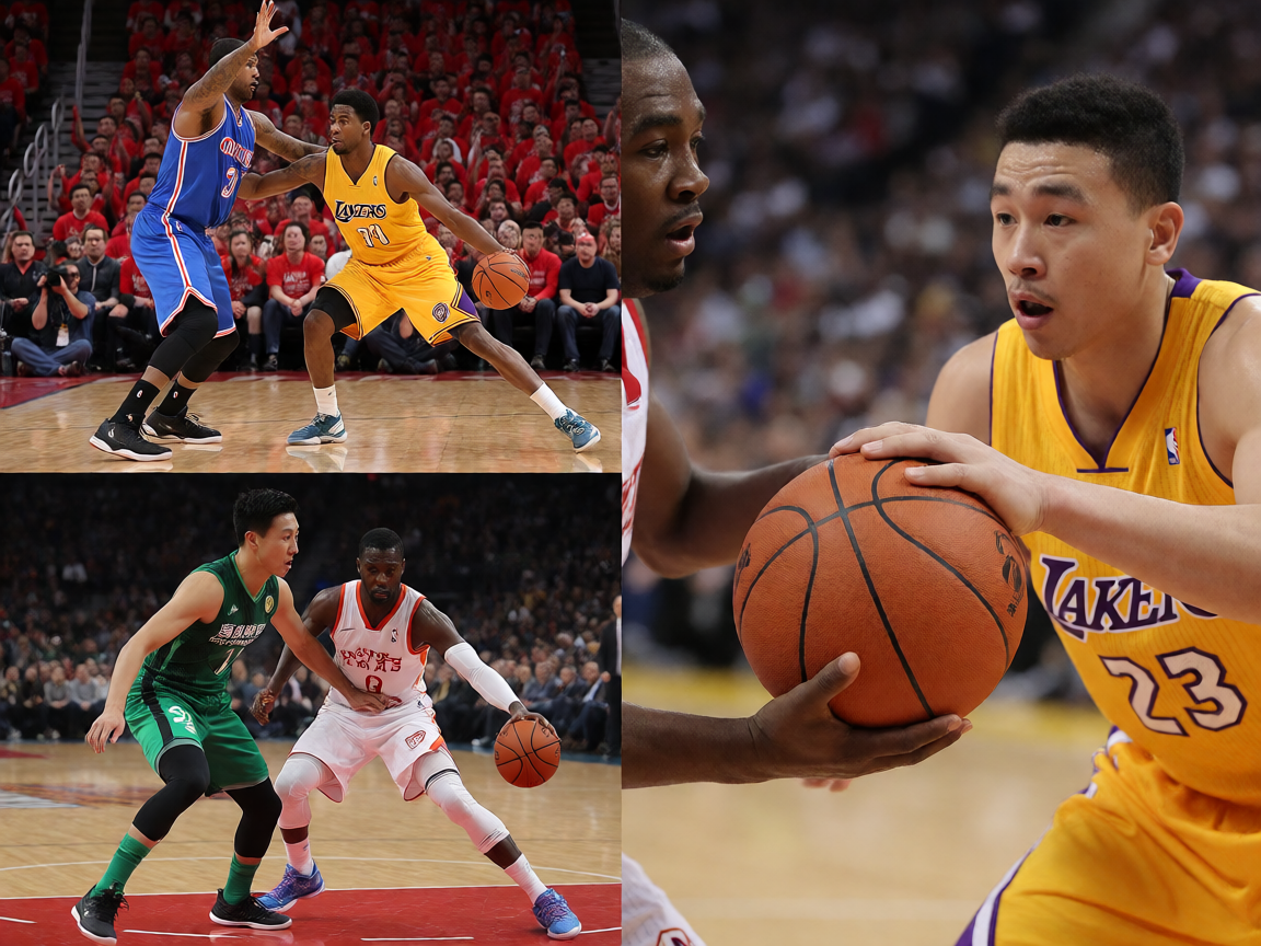 篮球赛事服务：NBA比赛现场，球员对抗与球迷热情
